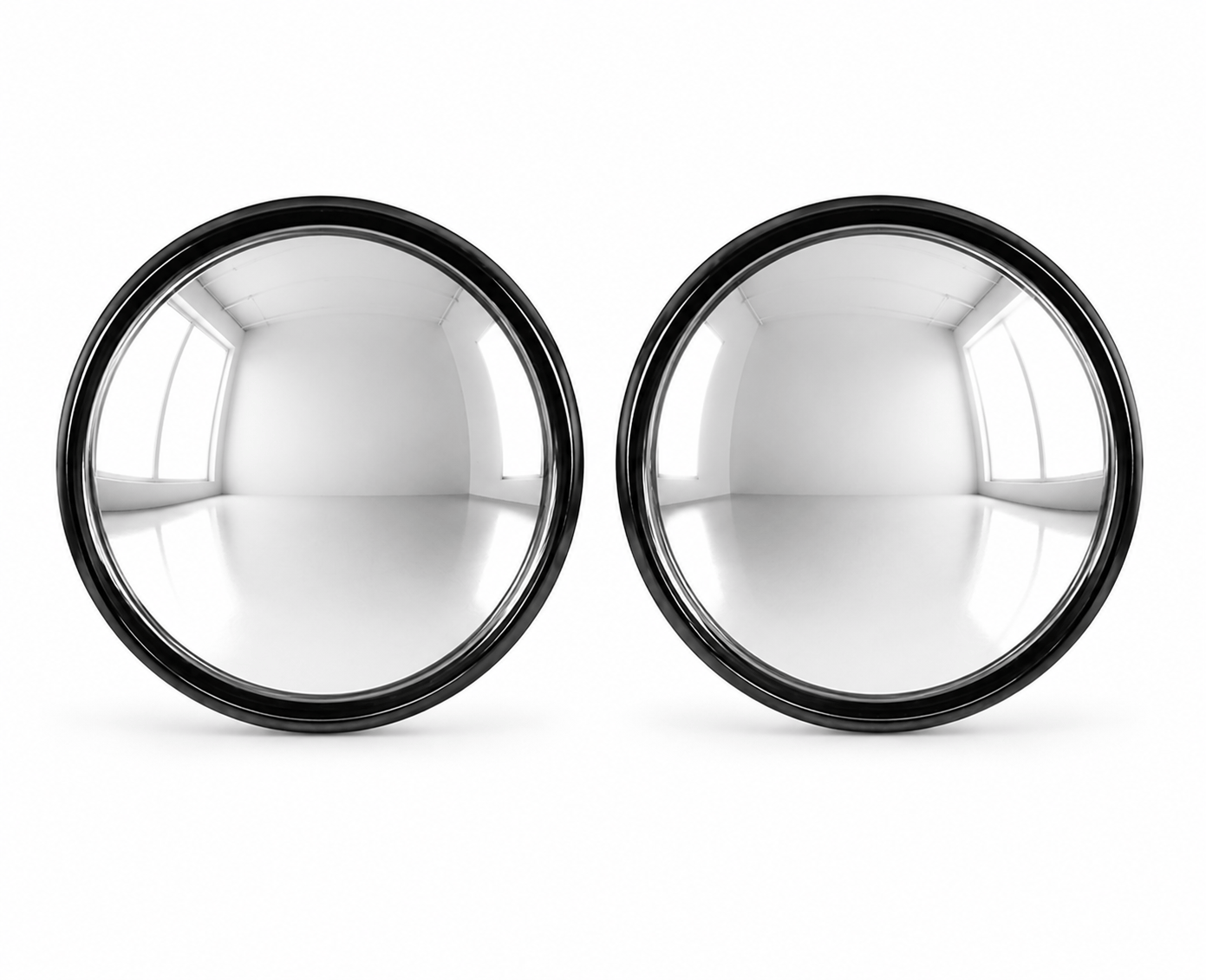 BTC Blind Spot Mirror 2Pack Blind Spot Mirror Car Rear Side View Convex Wide Angle round glass 2" 50mm