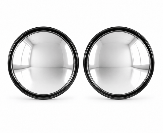 BTC Blind Spot Mirror 2Pack Blind Spot Mirror Car Rear Side View Convex Wide Angle round glass 2" 50mm