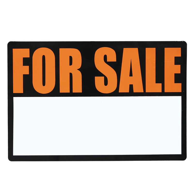 BTC Magnetic Car For Sale Adhesive Sign Decal Sticker Label Custom Boat Phone number