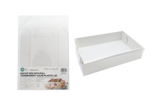 Cake slice Cake Boxes Window Biscuit Box Clear Lid 17.5x11.4CM Gift Cookie Box Party