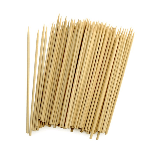 Cassia Skewers 400pcs Bamboo Fruit Cheese Snack Picks Toothpicks Catering Party Events