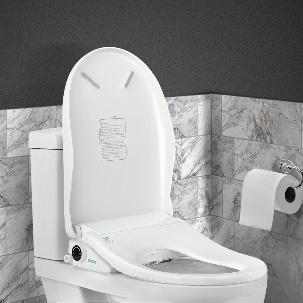 Cefito Furniture > Bathroom > Bidets Cefito Non Electric Bidet Toilet Seat Cover Bathroom Spray Water Wash D Shape