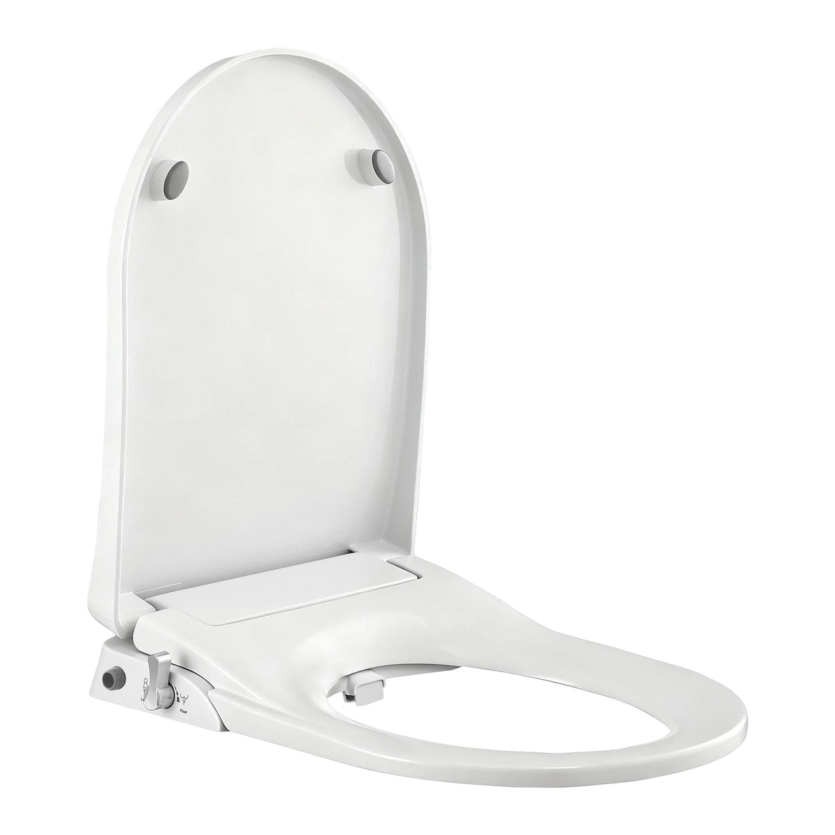 Cefito Furniture > Bathroom > Bidets Cefito Non Electric Bidet Toilet Seat D-Shape Dual Nozzle Soft Close WaterMark DIY