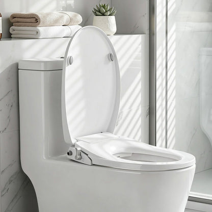 Cefito Furniture > Bathroom > Bidets Cefito Non Electric Bidet Toilet Seat O-Shape Dual Nozzle Soft Close WaterMark DIY