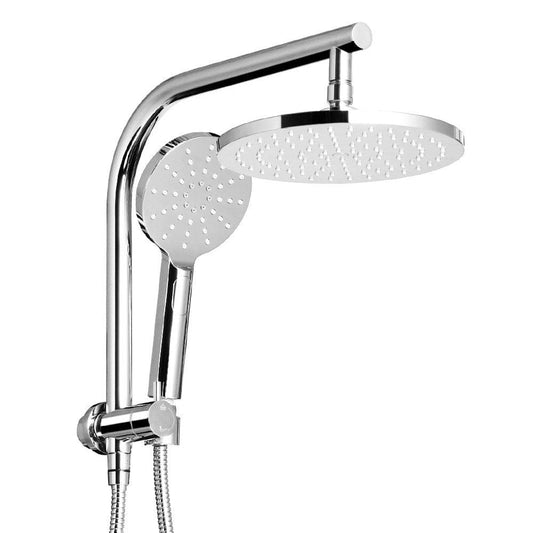 Cefito Furniture > Bathroom > Shower Heads & Screens Cefito 9'' Rain Shower Head Set Handheld Round High Pressure Chrome