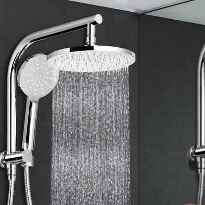 Cefito Furniture > Bathroom > Shower Heads & Screens Cefito 9'' Rain Shower Head Set Handheld Round High Pressure Chrome