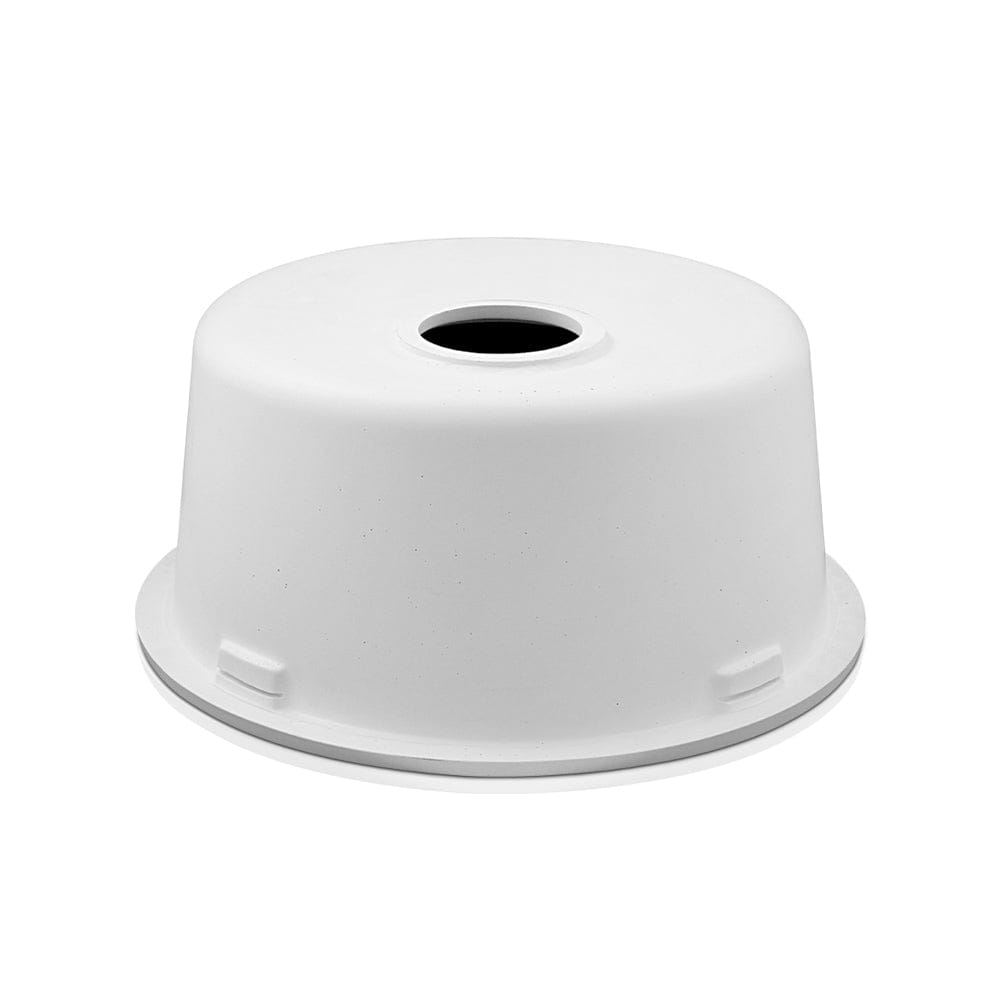Cefito Furniture > Bathroom > Sinks Cefito Stone Kitchen Sink Round 430MM Granite Under/Topmount Basin Bowl Laundry White