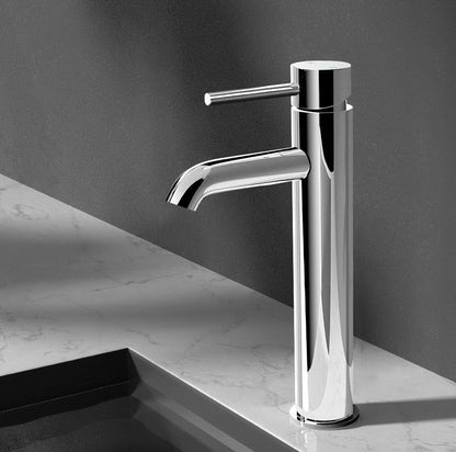 Cefito Furniture > Bathroom > Tap & Sink Accessories Cefito Bathroom Basin Mixer Tap Round Tall Faucet Vanity Laundry Chrome