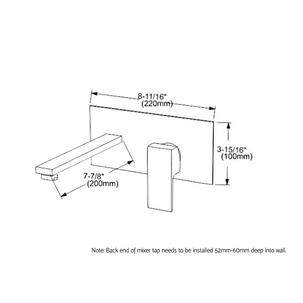 Cefito Furniture > Bathroom > Tap & Sink Accessories Cefito Bathroom Basin Mixer Tap Separate Faucet Vanity Laundry Black