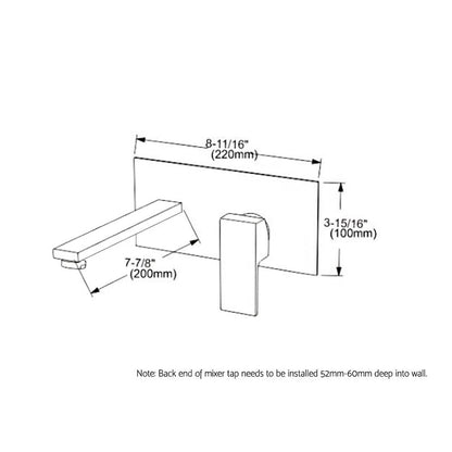 Cefito Furniture > Bathroom > Tap & Sink Accessories Cefito Bathroom Basin Mixer Tap Separate Faucet Vanity Laundry Black