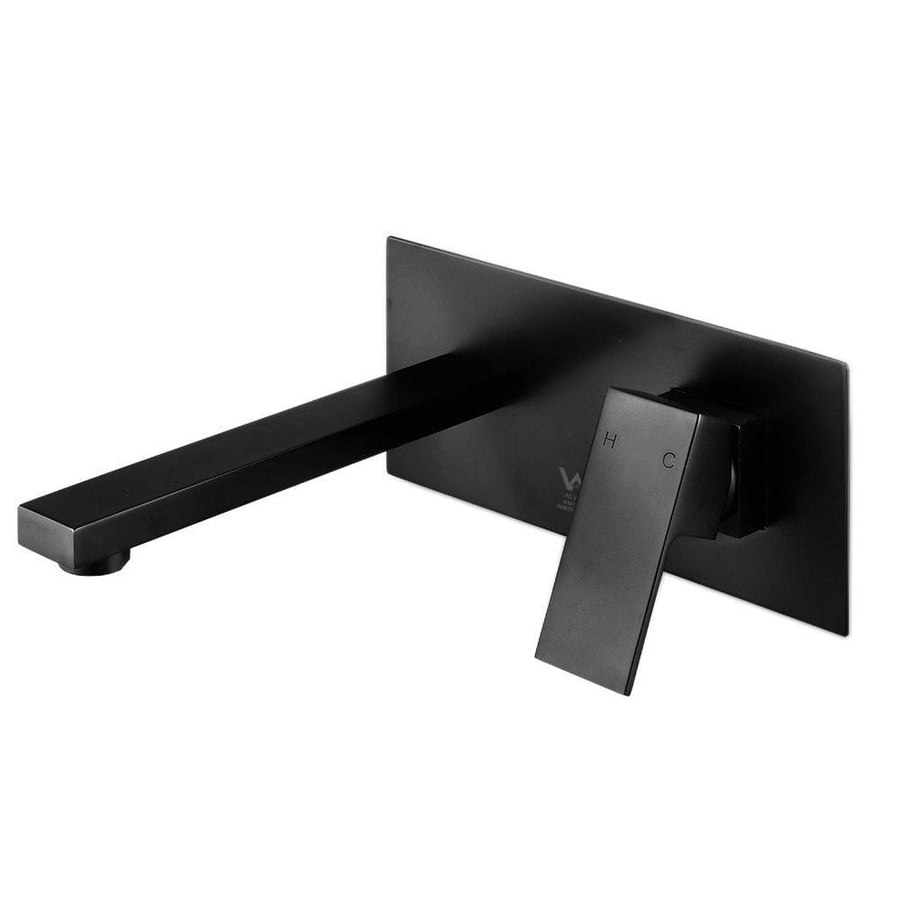 Cefito Furniture > Bathroom > Tap & Sink Accessories Cefito Bathroom Basin Mixer Tap Separate Faucet Vanity Laundry Black