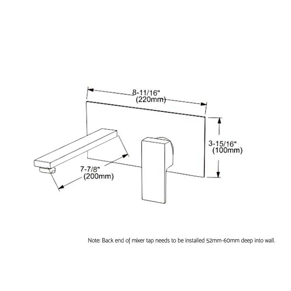 Cefito Furniture > Bathroom > Tap & Sink Accessories Cefito Bathroom Basin Mixer Tap Separate Faucet Vanity Laundry Black