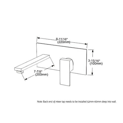 Cefito Furniture > Bathroom > Tap & Sink Accessories Cefito Bathroom Basin Mixer Tap Separate Faucet Vanity Laundry Black