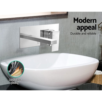 Cefito Furniture > Bathroom > Tap & Sink Accessories Cefito Bathroom Basin Mixer Tap Separate Faucet Vanity Laundry Chrome