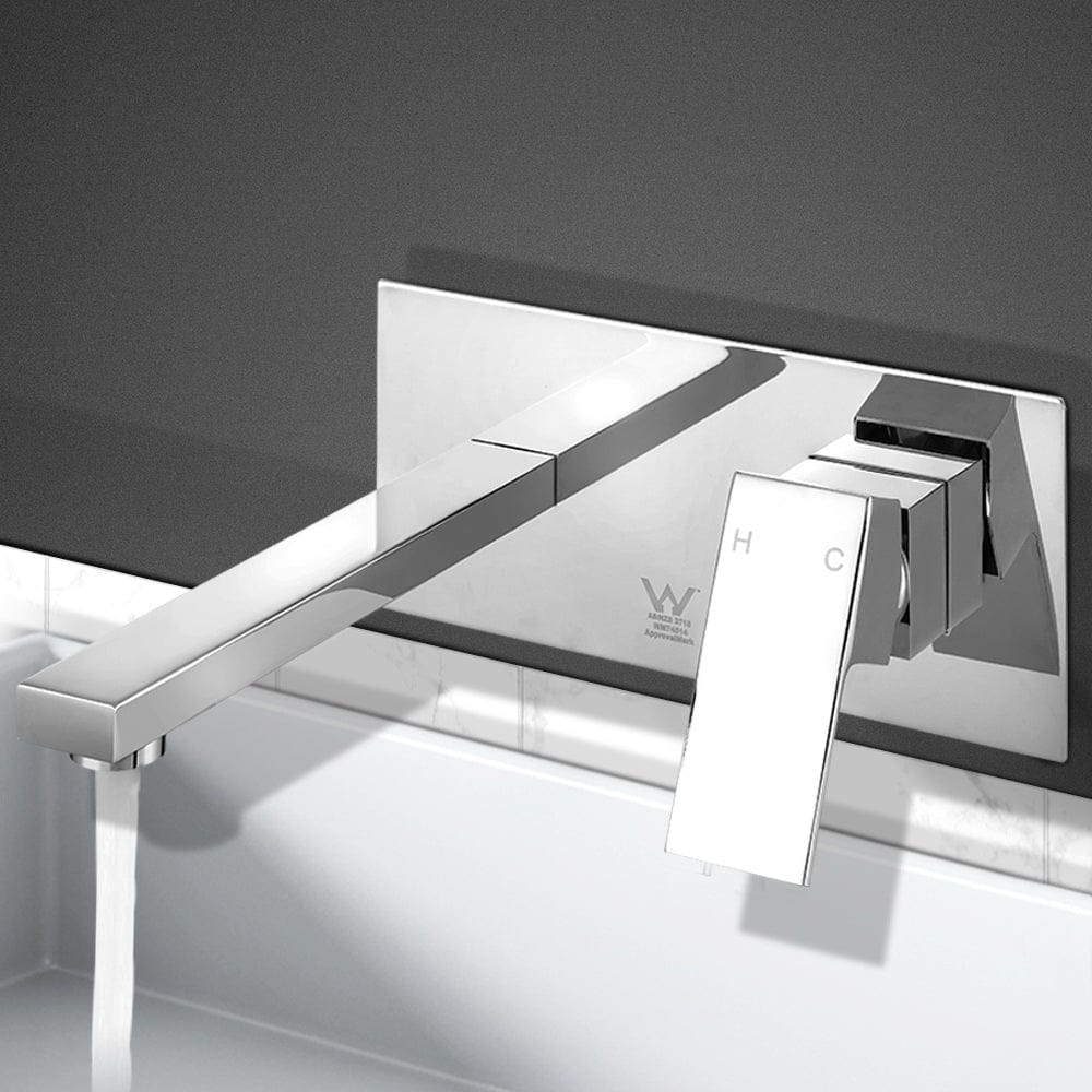 Cefito Furniture > Bathroom > Tap & Sink Accessories Cefito Bathroom Basin Mixer Tap Separate Faucet Vanity Laundry Chrome