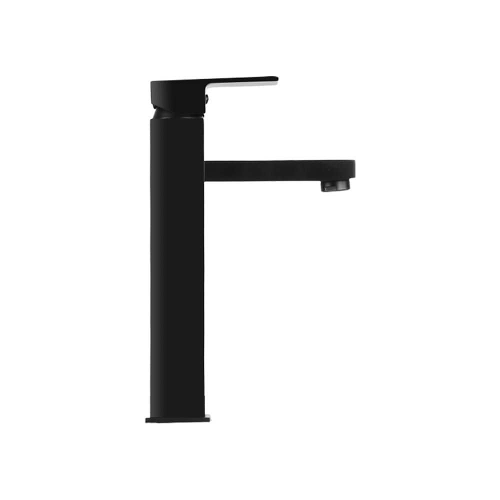 Cefito Furniture > Bathroom > Tap & Sink Accessories Cefito Bathroom Basin Mixer Tap Square Tall Faucet Vanity Laundry Black