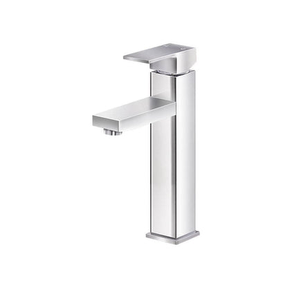 Cefito Furniture > Bathroom > Tap & Sink Accessories Cefito Bathroom Basin Mixer Tap Square Tall Faucet Vanity Laundry Chrome