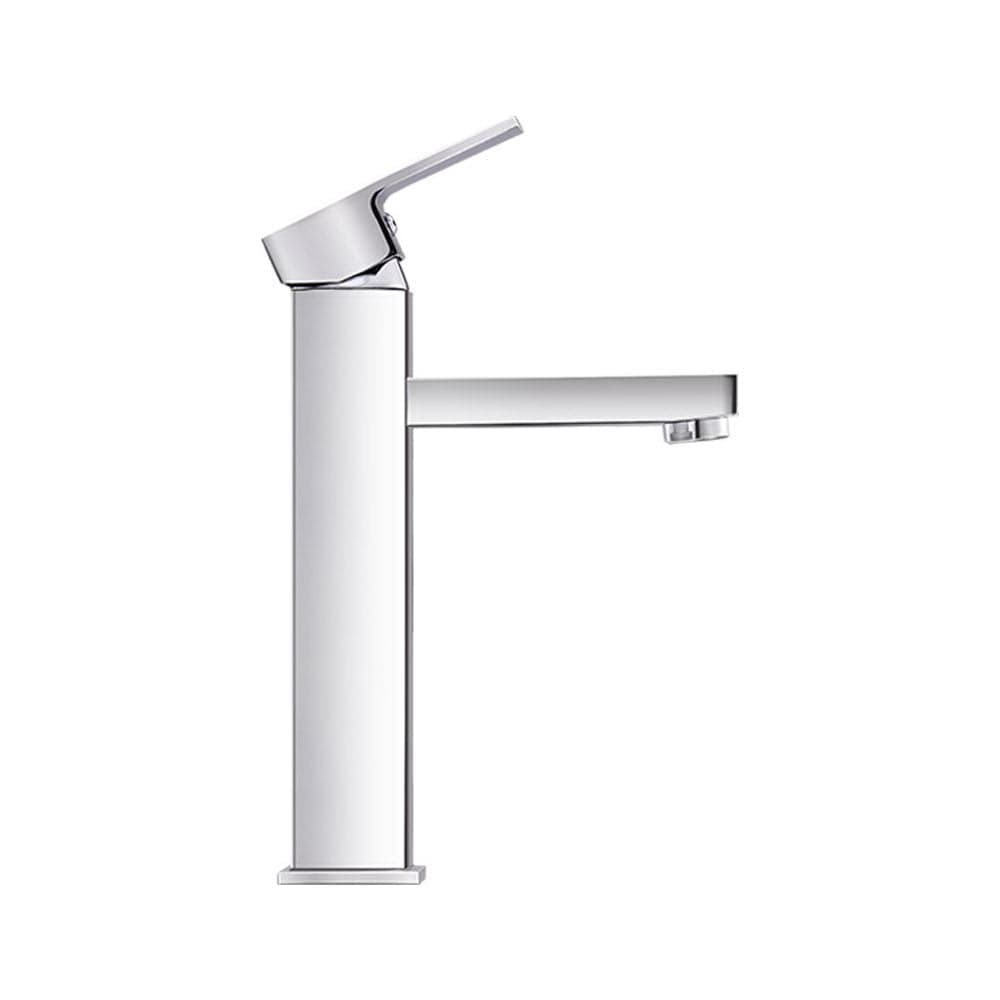 Cefito Furniture > Bathroom > Tap & Sink Accessories Cefito Bathroom Basin Mixer Tap Square Tall Faucet Vanity Laundry Chrome