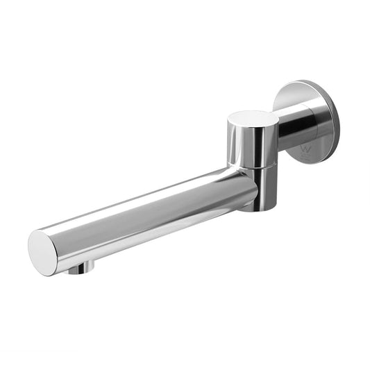 Cefito Furniture > Bathroom > Tap & Sink Accessories Cefito Bathroom Mixer Spout Wall Bath Tap Round Swivel Bathtub Chrome
