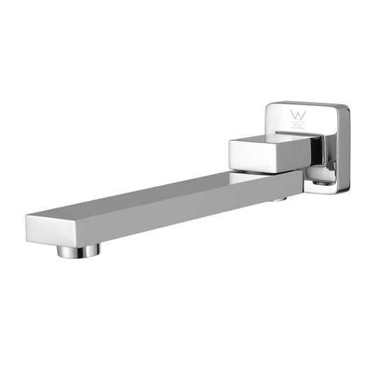 Cefito Furniture > Bathroom > Tap & Sink Accessories Cefito Bathroom Mixer Spout Wall Bath Tap Square Swivel Bathtub Chrome