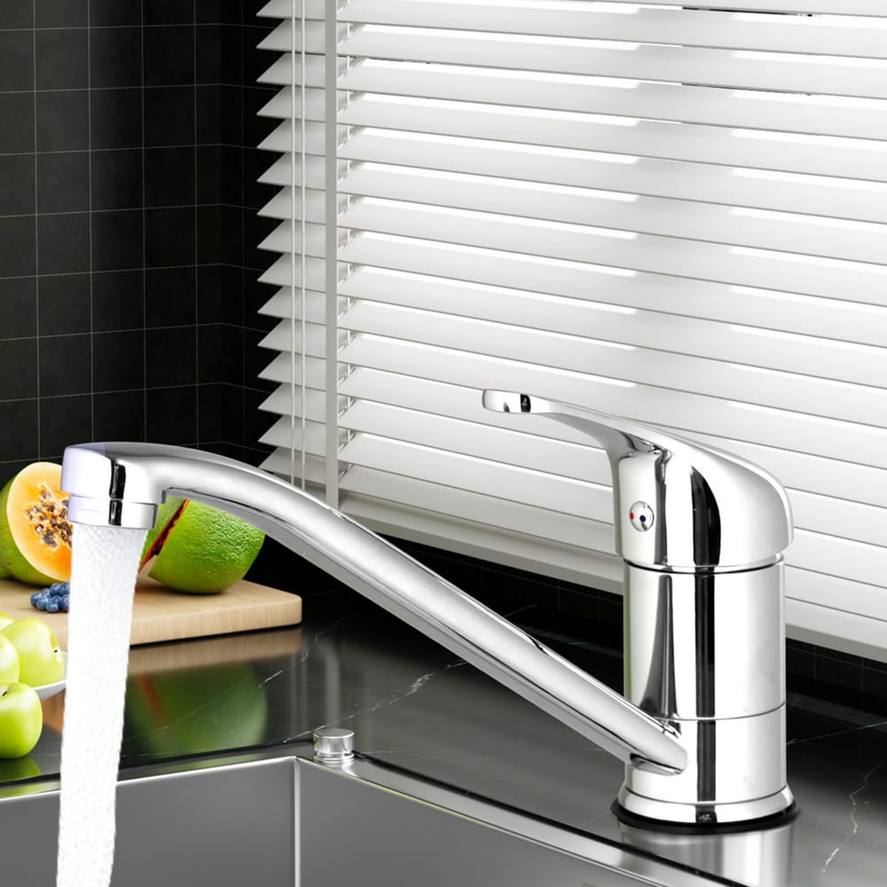 Cefito Furniture > Bathroom > Tap & Sink Accessories Cefito Kitchen Mixer Tap Mixer Long Spout Sink Faucet Basin Laundry Chrome