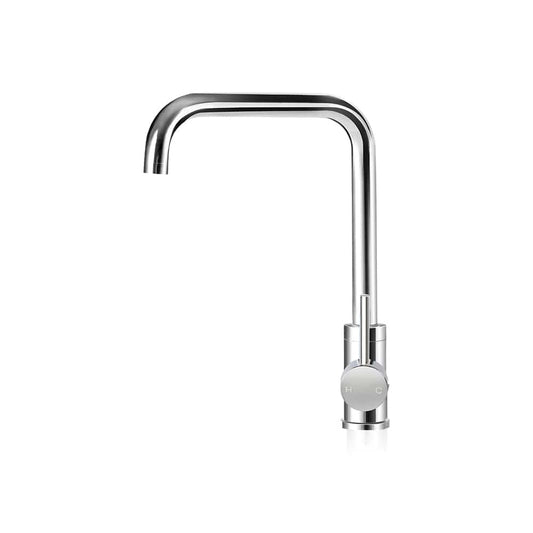 Cefito Furniture > Bathroom > Tap & Sink Accessories Cefito Kitchen Mixer Tap Mixer Rectangle Sink Faucet Basin Laundry Chrome