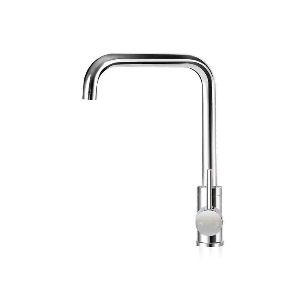 Cefito Furniture > Bathroom > Tap & Sink Accessories Cefito Kitchen Mixer Tap Mixer Rectangle Sink Faucet Basin Laundry Chrome