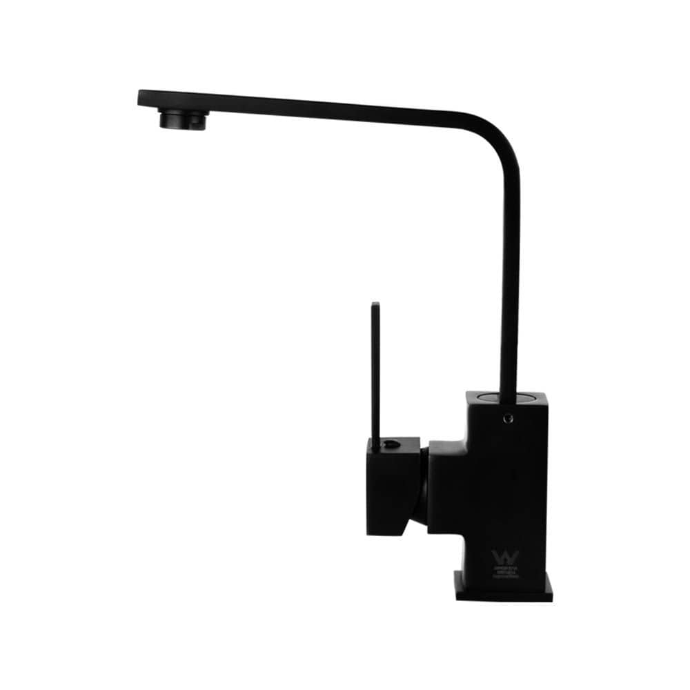 Cefito Furniture > Bathroom > Tap & Sink Accessories Cefito Kitchen Mixer Tap Mixer Square Sink Faucet Basin Laundry Black