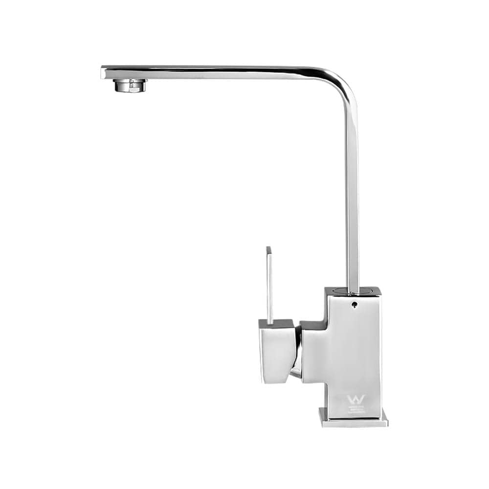 Cefito Furniture > Bathroom > Tap & Sink Accessories Cefito Kitchen Mixer Tap Mixer Square Sink Faucet Basin Laundry Chrome