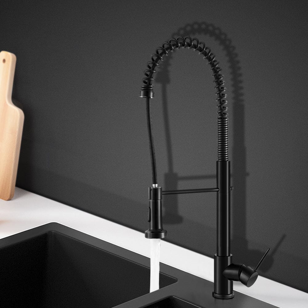 Cefito Furniture > Bathroom > Tap & Sink Accessories Cefito Kitchen Mixer Tap Pull Down 2 Modes Sink Faucet Basin Laundry Black