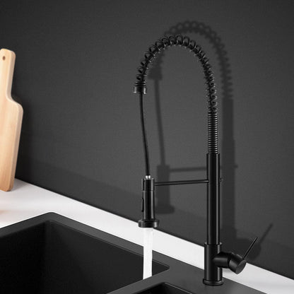 Cefito Furniture > Bathroom > Tap & Sink Accessories Cefito Kitchen Mixer Tap Pull Down 2 Modes Sink Faucet Basin Laundry Black