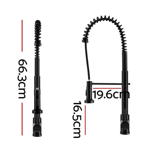 Cefito Furniture > Bathroom > Tap & Sink Accessories Cefito Kitchen Mixer Tap Pull Down 2 Modes Sink Faucet Basin Laundry Black