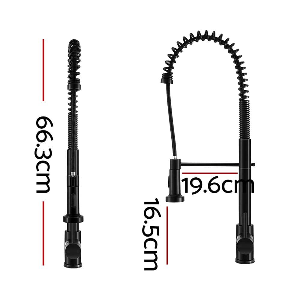 Cefito Furniture > Bathroom > Tap & Sink Accessories Cefito Kitchen Mixer Tap Pull Down 2 Modes Sink Faucet Basin Laundry Black