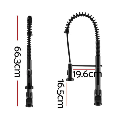 Cefito Furniture > Bathroom > Tap & Sink Accessories Cefito Kitchen Mixer Tap Pull Down 2 Modes Sink Faucet Basin Laundry Black