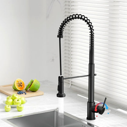 Cefito Furniture > Bathroom > Tap & Sink Accessories Cefito Kitchen Mixer Tap Pull Down 2 Modes Sink Faucet Basin Laundry Black