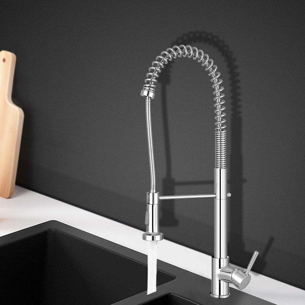 Cefito Furniture > Bathroom > Tap & Sink Accessories Cefito Kitchen Mixer Tap Pull Down 2 Modes Sink Faucet Basin Laundry Chrome
