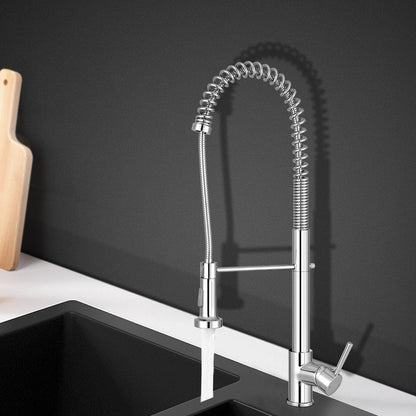 Cefito Furniture > Bathroom > Tap & Sink Accessories Cefito Kitchen Mixer Tap Pull Down 2 Modes Sink Faucet Basin Laundry Chrome