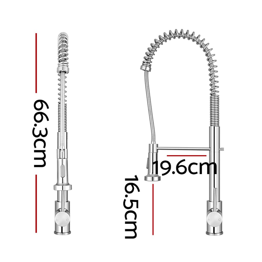 Cefito Furniture > Bathroom > Tap & Sink Accessories Cefito Kitchen Mixer Tap Pull Down 2 Modes Sink Faucet Basin Laundry Chrome