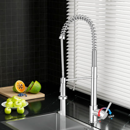 Cefito Furniture > Bathroom > Tap & Sink Accessories Cefito Kitchen Mixer Tap Pull Down 2 Modes Sink Faucet Basin Laundry Chrome