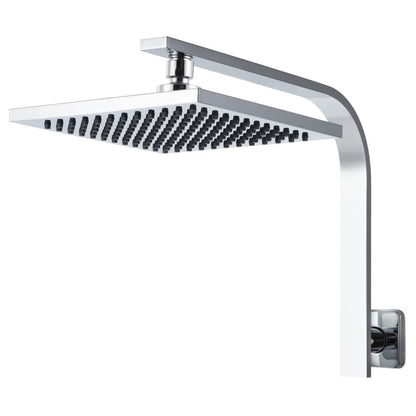 Cefito Home & Garden > Bathroom Accessories > Shower Accessories Cefito 8'' Rain Shower Head Wall Arm Square High Pressure Chrome