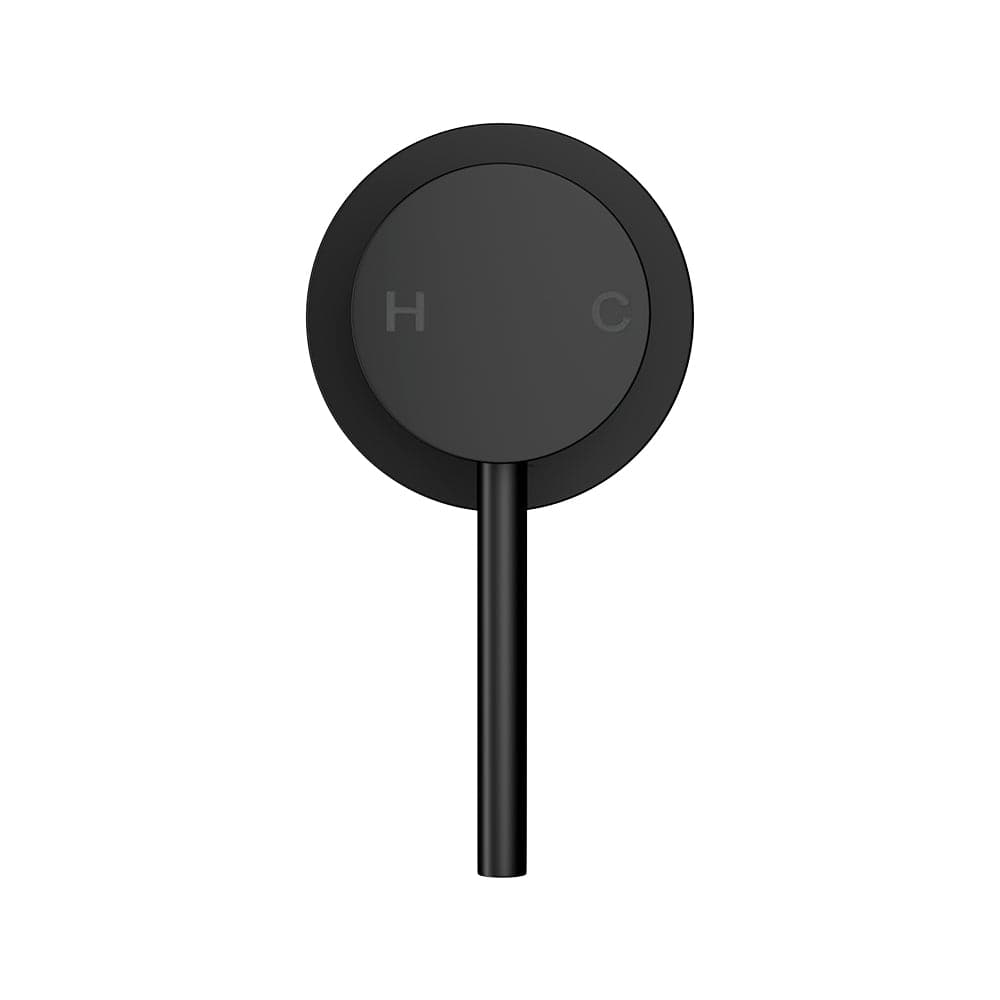 Cefito Home & Garden > Bathroom Accessories > Shower Accessories Cefito Basin Mixer Wall Tap Round Brass Faucet Shower Bathtub Black