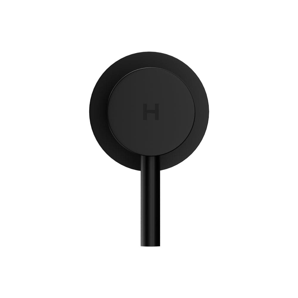 Cefito Home & Garden > Bathroom Accessories > Shower Accessories Cefito Basin Twin Tap Wall Round Brass Faucet Shower Bathtub Black