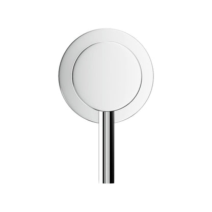 Cefito Home & Garden > Bathroom Accessories > Shower Accessories Cefito Basin Twin Tap Wall Round Brass Faucet Shower Bathtub Chrome