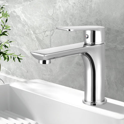 Cefito Home & Garden > Bathroom Accessories > Shower Accessories Cefito Bathroom Basin Mixer Tap Brass Faucet Vanity Laundry Sink Chrome