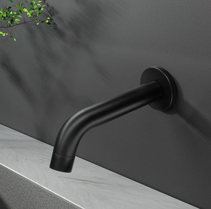 Cefito Home & Garden > Bathroom Accessories > Shower Accessories Cefito Bathroom Mixer Spout Wall Bath Tap Round Shower Bathtub Black