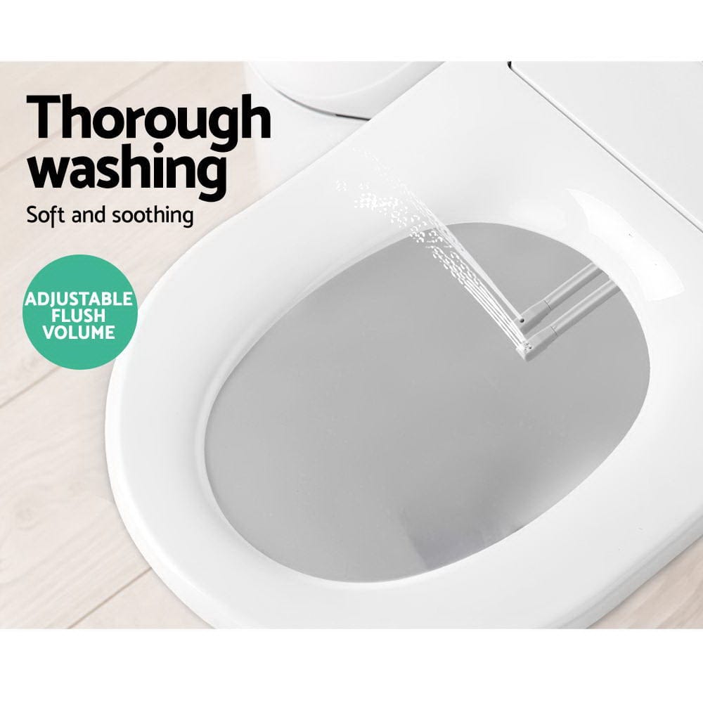 Cefito Home & Garden > Bathroom Accessories > Toilet & Bidet Accessories Cefito Non Electric Bidet Toilet Seat Cover Auto Smart Water Wash Dry