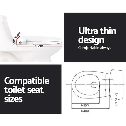 Cefito Home & Garden > Bathroom Accessories > Toilet & Bidet Accessories Cefito Non Electric Bidet Toilet Seat Cover Auto Water Spray Wash Knob Control