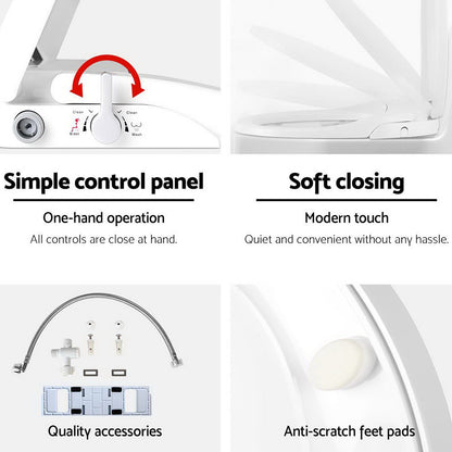 Cefito Home & Garden > Bathroom Accessories > Toilet & Bidet Accessories Cefito Non Electric Bidet Toilet Seat Cover Auto Water Spray Wash Knob Control