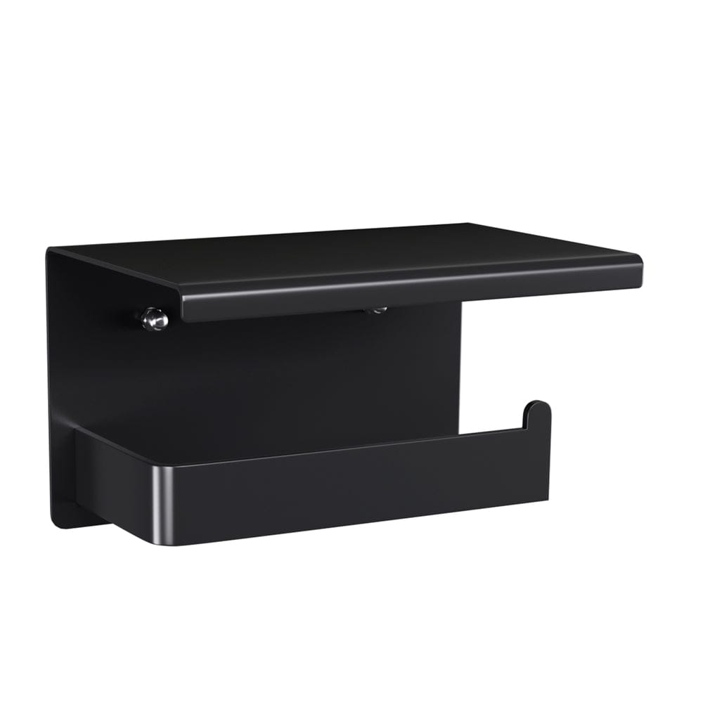 Cefito Home & Garden > Bathroom Accessories > Toilet Paper Holders Cefito Toilet Paper Roll Holder w/ Storage Shelf