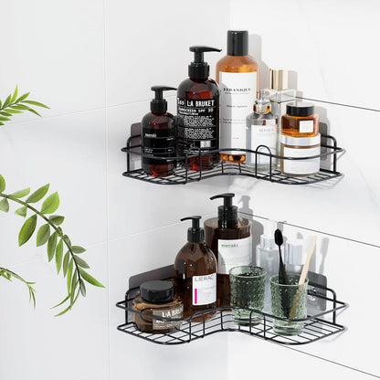 Cefito Home & Garden > DIY > Kitchen & Bathroom DIY Cefito 2 Packs Bathroom Shelf Corner Storage Rack